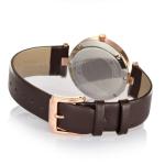 Casual Jewelry Womens Fashion Watch , MOP Dial Genuine Leather Band Watch