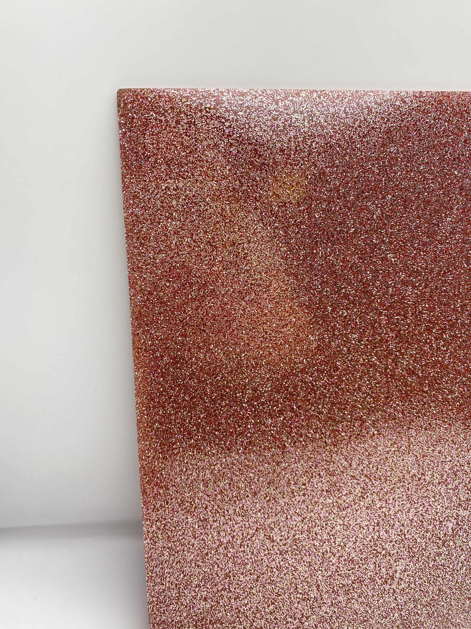 1/8" 12x20 Inch Pink Glitter Acrylic Sheets For Laser Cut DIY Crafts Anti - Scratch