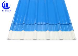 Wholesale APVC Trapezoidal Spanish PVC Plastic Roof Tiles Customized Length from china suppliers