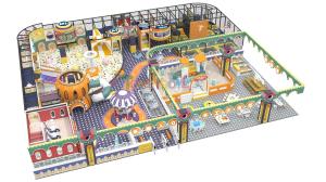 Wholesale 400 Squares Indoor Playground Equipment Multi Functional Adventure Park Indoor Playground from china suppliers