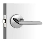 Chrome Tubular Locks 60mm or 70mm Backset For Bathroom Doors Zinc Alloy