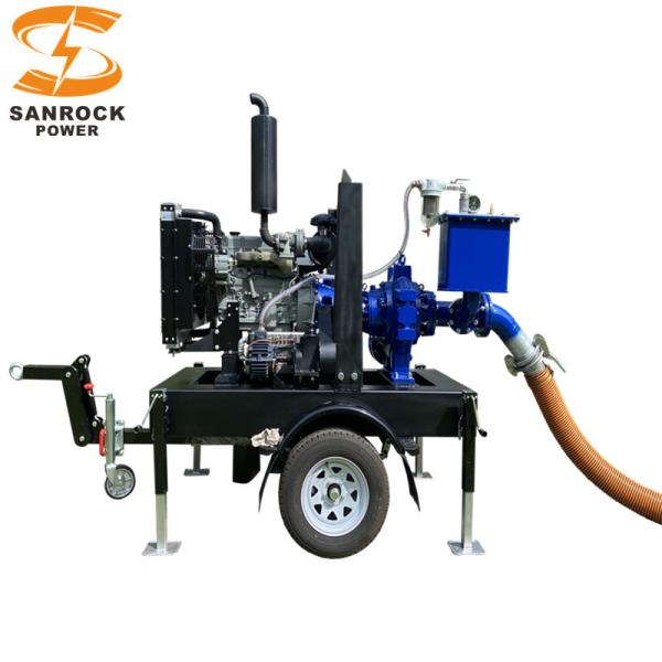 Water Pump Diesel Engine Maximum Head 28m Low Noise Dry Priming Pump Agricultural Water Pump