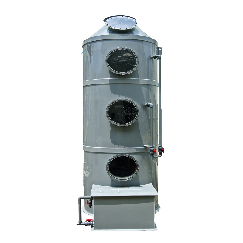The Air Wet Scrubber for Pump Out Pipe Diameter 40mm and Air Flow 9821-15773 m3/h