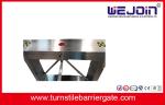 Waist High Tripod Turnstile Barrier Gate Stainless Steel For Restaurants , Hotel