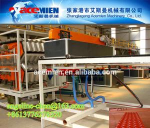 Wholesale Automatic plastic pvc glazed tile roofing sheet production line equipment from china suppliers