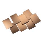 316L Embossed Decorative Stainless Steel Sheet Golden Mirror 201 304 316 ASTM