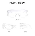 Clear Chemical Resistant Safety Goggles Work Protection Pc Pvc Material