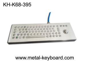 Wholesale 70 Keys Rugged Industrial metal computer keyboard with 25mm trackball from china suppliers