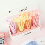Creative Mushroom Style Silicone Gel Pen 0.5mm Cute Luminous Neutral Pen