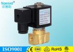 High Pressure 3 Way Normally Closed Solenoid Valve 1 / 4 NPTF Brass / Ss
