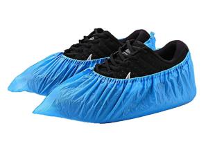 Wholesale Transparent Waterproof PE Disposable Shoe Cover High Stretchability from china suppliers