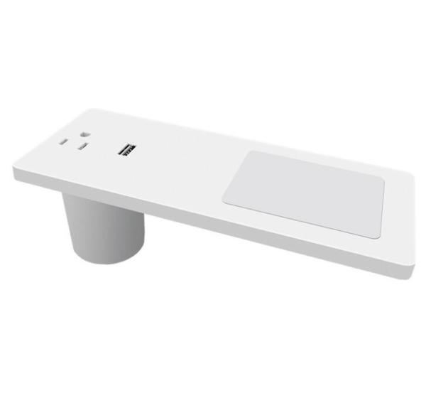 ABS + PC Conference Table Socket , Desktop Wireless Transmitter Smart Furniture