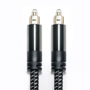 China Factory Outlet Brand New Toslink Digital Optical Audio Cable SPDIF Woven Net Plated Gold Amplifier Cable For Subwoofer on sale
