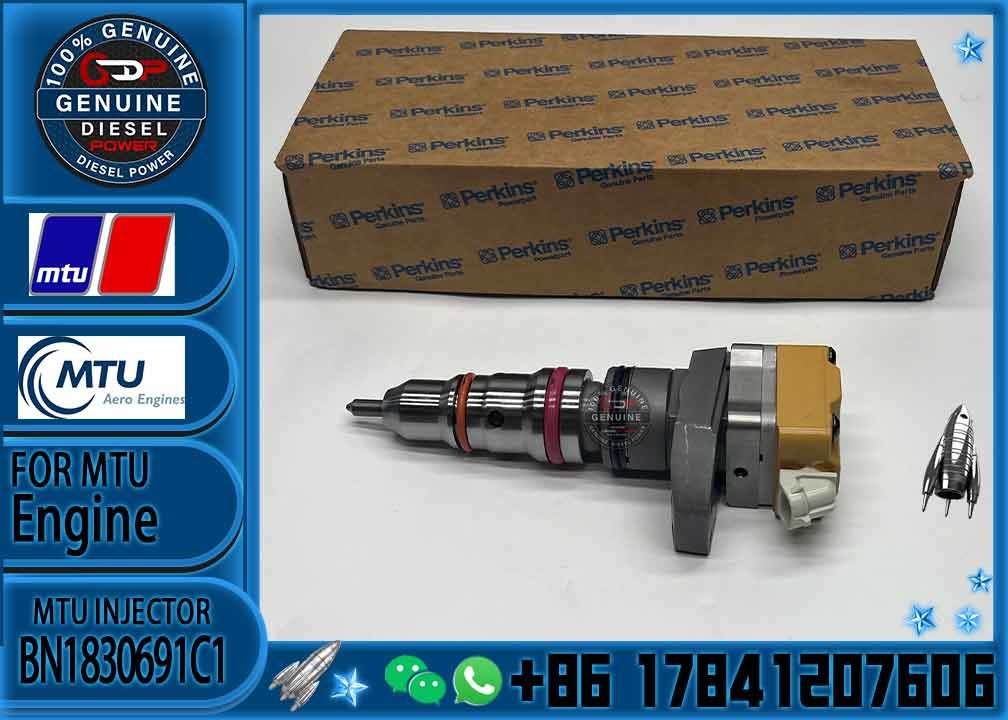 128-6601 OE Quality Reman Diesel Common Rail Injector 198-6605 1986605 1286601 BN1830691C1 for MTU 1300 CAT Engine C7