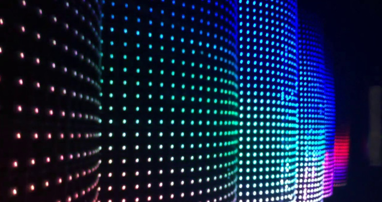 Permanent Waterproof 20mm LED Point Light LED Mesh Screen for Outdoor Advertising
