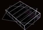 5 Layer Clear Acrylic Display Stands Airplane Cars Model Storage Rack Customised