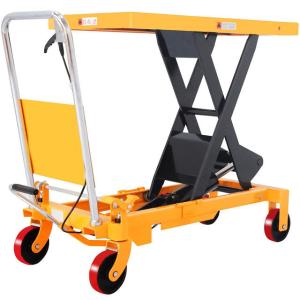 Wholesale Hand Hydraulic Platform Lift 1.3m Height Lifter Trolley 500kg from china suppliers