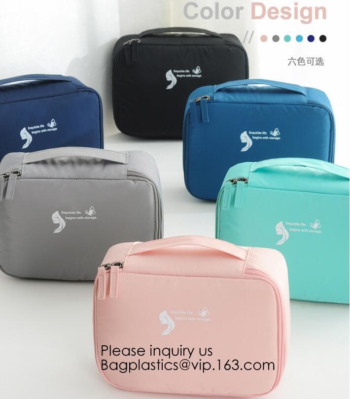 Trend Design Velvet Quilted Cosmetic Bag,Customized 2pcs Set Makeup Bag, Wholesale Travel Mens Toiletry Bags
