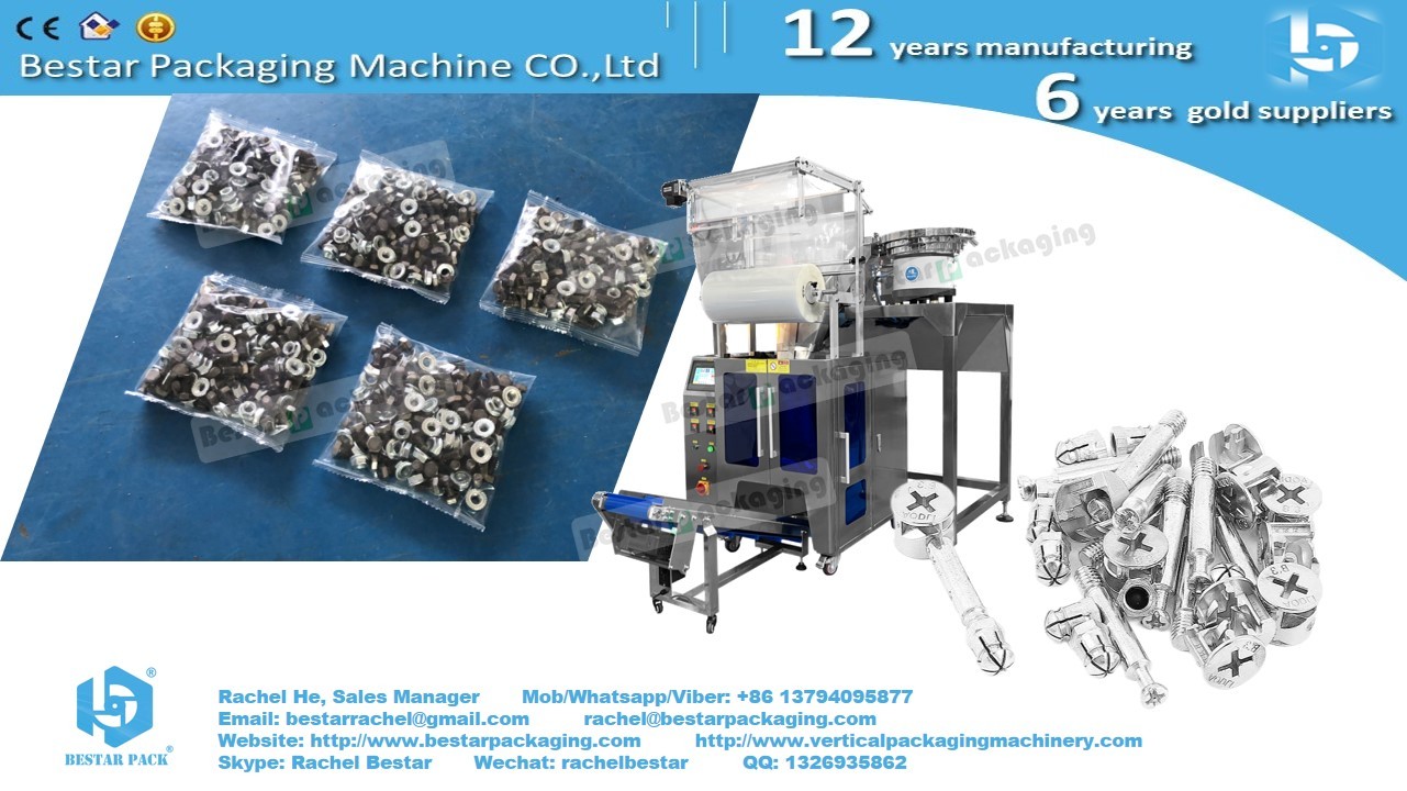 Furniture hardware different types of screws mixing packaging counting packing machine