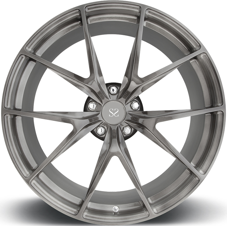5x130 G63 1pc Forged Alloy Custom Wheels Rims 18 19 20 21 22Inch Hyper Silver