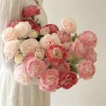 High Quality Wedding Artificial Flowers Rose Artificial Peony Flowers for