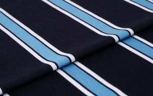 Wholesale Skin-Friendly And Healthy Comfortable Hygroscopic Striped Knit Fabric For T-Shirt from china suppliers