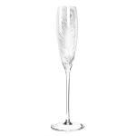 200ml Champagne Festival Glass , Christmas Wine Glasses With Stem Feather