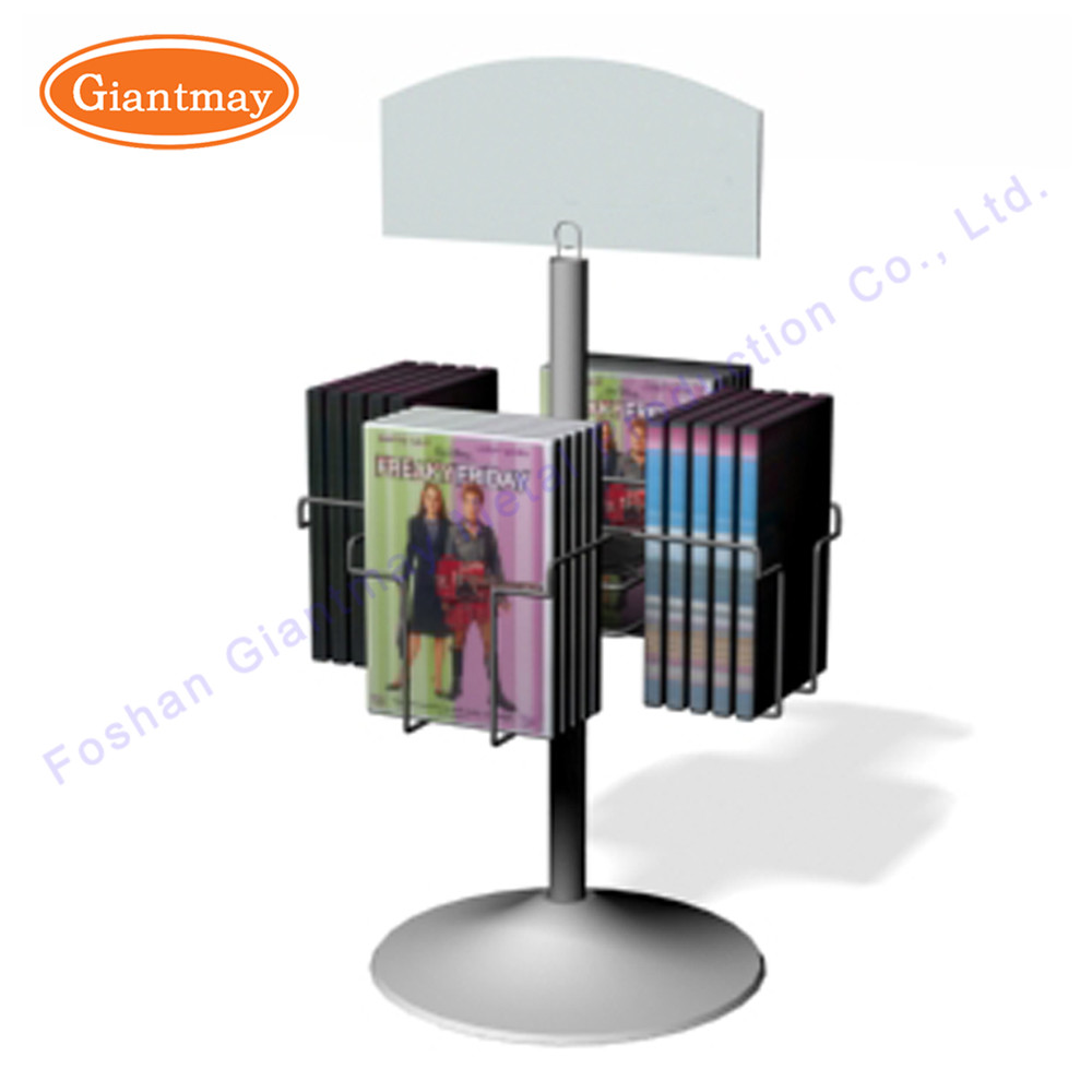 Counter Shelves Tabletop CD Wire Metal Display Rack