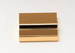 Gold Blank Handbag Accessories Hardware Finish Parts Zinc Alloy OEM / ODM
