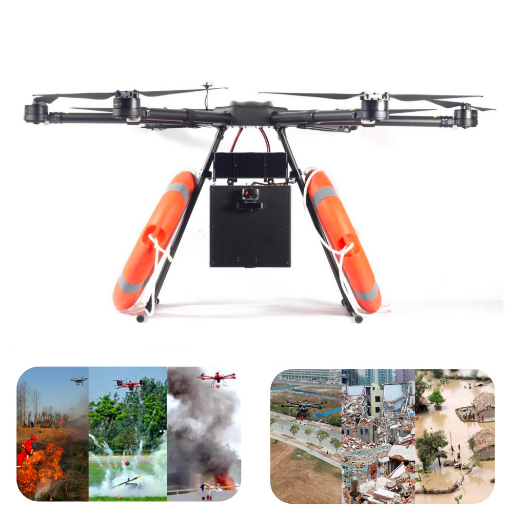 Multifunctional Multi Rotor Army Military UAV Drones For Search Rescue ODM HXR60
