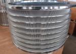 Slot / Hole Type Pressure Screen Basket Rotary Drum Sieve Stainless Steel 304 /