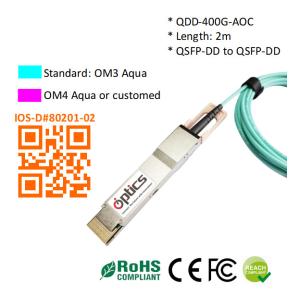 Wholesale iQSFPDD-400G-AOC2M 400G QSFPDD to QSFPDD AOC (Active Optical Cable) Cables 2M from china suppliers