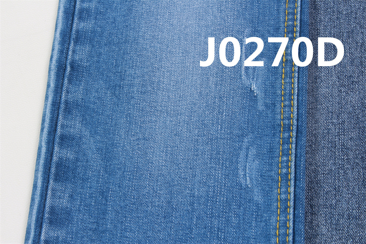 Eco Friendly Cotton Polyester Spandex Denim Fabric 11.5Oz 62/63'' Full Width