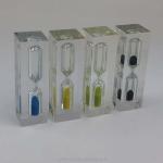 Transparent 2 Minute Hour Glass Timer , Childrens Sand Timer Hourglass