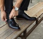 Lace Up Designer OEM Mens Casual Flat Shoes for Walking , Twill Linling