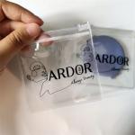 Easy Viewing PVC Jewelry Zipper Bags Transparent Personalised