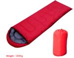 Small Comfortable Hooded Thermal Sleeping Bag for 4 Season - Blue/Red Color