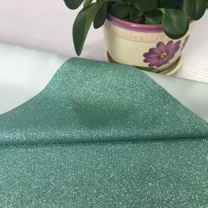 Wholesale PU Material Glitter Wall Fabric Assorted Glamour Knitted Fabric Customized Color from china suppliers