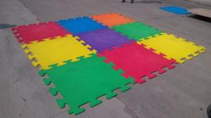 Wholesale high quality factory price anti-slip crossfit interlock EPDM pure color rubber tiles from china suppliers