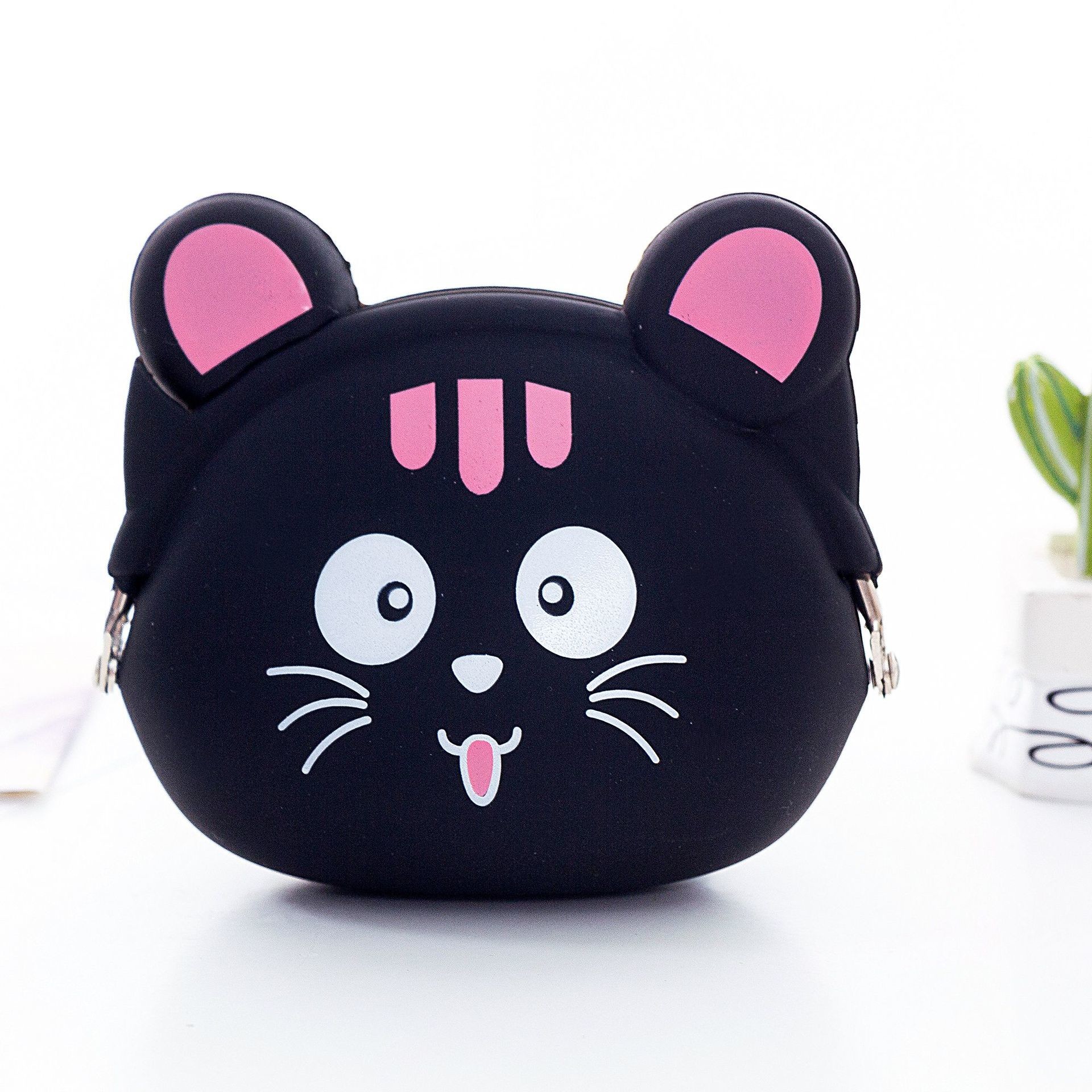 Animal Change Pouch Small Silicone Purse For Children Toddlers Coin Change Earphone Container Girls Boys Christmas Gift