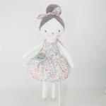 43cm Soft Doll Plush Toy Baby Girl Plush Doll Wearing Beauty Dress