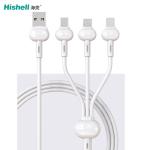 Anti Oxidation Long Mobile Phone Charging Cable Length 120CM Antiwear