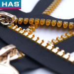Resin Black Gold Zipper #3 #5 #8 #10 Metallic Gold Zipper for Handbags