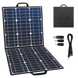 Wholesale Outdoor 18V 100W Solar Panel Charger Waterproof Foldable Solar Panel For Camping from china suppliers