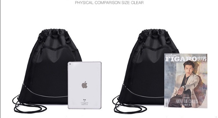 Multi Functional Oxford Drawstring Bag Sports Backpack Outdoor Basketball