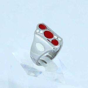 Wholesale FAshion 316L Stainless Steel Ring With Enamel LRX178 from china suppliers