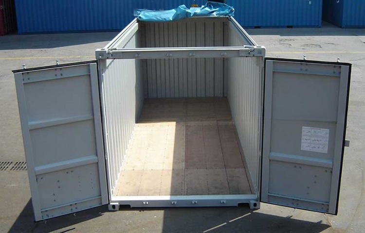 40ft Open Top Shipping Containers with Soft Type PVC Tarpaulin Roof Cover in Excellent Condition