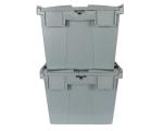 Virgin PP Standard Logistic Plastic Shipping Totes Gray Color