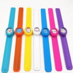 Fashion Personised Silicone Slap Watch Bracelet With Japan Quartz Movement