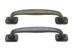 Wholesale Bridge shape cabinet Furniture Pull Handles antique bronze cast decorative handles vintage from china suppliers